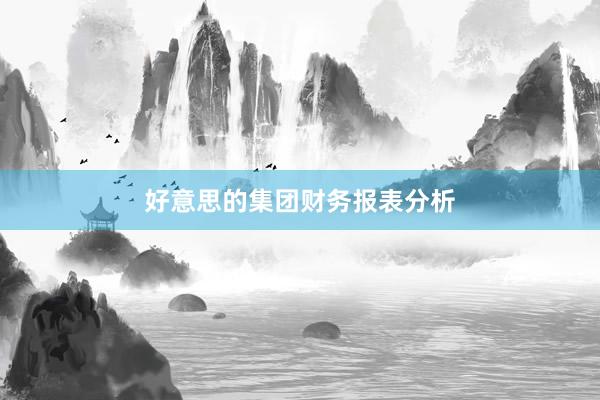 好意思的集团财务报表分析